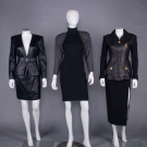 THREE DESIGNER ENSEMBLES, AMERICA, 1980-1990s