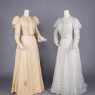TWO DAY DRESSES, LATE 1890s