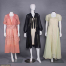 TWO SUMMER DRESSES &amp; ONE COAT, LATE 1910- 1930s
