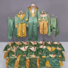 FOURTEEN MATCHING MINSTREL COSTUMES, AMERICA, 1930s