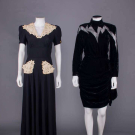 SILK &amp; VELVET EVENING &amp; PARTY DRESSES, 1940s