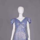 SILK LAME EVENING DRESS, 1930s