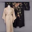 TWO EMBROIDERED KIMONO STYLE ROBES, JAPAN, 1930s
