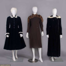 THREE VELVET OR WOOL COATS, NYC, 1930-1950s