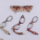 THREE PAIR LORGNETTE STYLE READERS, 1950-1960s