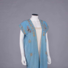 TAMBOUR EMBROIDERED BOUDOIR COVERUP, 1920-1930s
