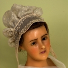 BROIDERIE ANGLAISE LADY&#039;S CAP, 1820s