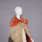 LAME' &amp; VELVET COCOON EVENING WRAP, 1920s