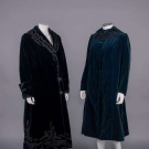 FIVE WOOL OR SILK EVENING GARMENTS, 1910s-1930s