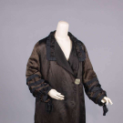 WIENER WERKSTÄTTE SILK SATIN EVENING COAT, VIENNA, c. 1912