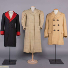 THREE WOOL OR SILK COATS, LATE 19TH-EARLY 20TH C