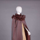 CHANGEANTE SILK EVENING CAPE, FRANCE, c. 1892
