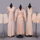FIVE PALE PINK BOUDOIR GARMENTS, 1930s