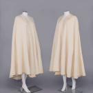 TWO DORIS DUKE CREAM WOOL BURNOOSE, MOROCCO OR TUNISIA, c. 1937