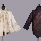 ONE CAPE &amp; ONE REGIONAL DECORATED JACKET, CHINA &amp; OTTOMAN, 1890s-20TH C