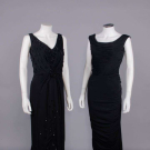TWO CEIL CHAPMAN COCKTAIL DRESSES, USA, 1950s