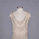 HEAVILY BEADED CHIFFON PARTY DRESS, 1920s