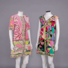 TWO EMILIO PUCCI COTTON MINIDRESSES, ITALY, 1964-1968