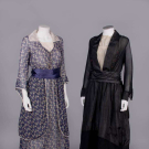 TWO SILK OR COTTON DAY DRESS, LATE 1910s