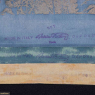 FOUR LABELED COTTON FORTUNY SAMPLES, ITALY, MID 20TH C