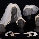 LOT OF BRIDAL HEADPIECES, 1920s-1950s