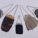 FIVE BEADED BAGS, LATE 19TH-EARLY 20TH C