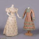 ONE EVENING DRESS &amp; ONE VISITING DRESS, 1876-1892