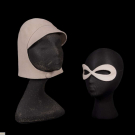 NOVELTY ADOLFO BOMBER HAT &amp; GOGGLES, USA, 1960s