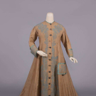 SOUTACHE EMBROIDERED WRAPPER, c. 1870