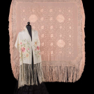 TWO CANTON SHAWLS, 1920-1930s