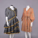 ONE BALENCIAGA &amp; ONE BOB MACKIE DAY DRESS, PARIS &amp; USA, 1970s-1980s