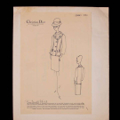 TWO CHRISTIAN DIOR LICENSED PATTERNS, FRANCE, 1963-1964