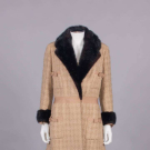 JEAN PATOU WOOL &amp; MINK COAT, PARIS, 1960s