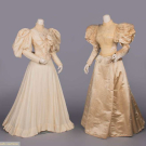 TWO WEDDING OR EVENING GOWNS, c. 1895