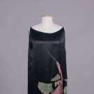 JAPONAISERIE BEADED EVENING DRESS, MID 1920s