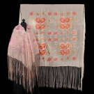 TWO CANTON SHAWLS, 1930s