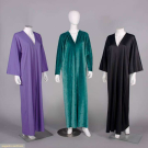THREE HALSTON LOUNGING DRESSES, USA, 1980s