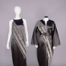 GEOFFREY BEENE SATIN &amp; LAME' EVENING ENSEMBLE, USA, 1970s