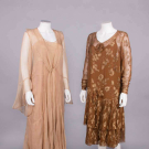 TWO CHIFFON AFTERNOON DRESSES, c. 1928