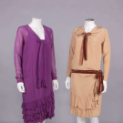 TWO SILK DAY DRESSES, 1925-1927