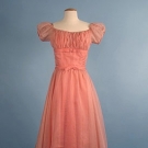 SILK ORGANZA PARTY DRESS, 1950s