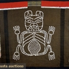 HAIDA OR TLINGIT BUTTON BLANKET, c. 1865-1880