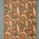 PAIR GLAZED CHINTZ PANELS, c. 1800