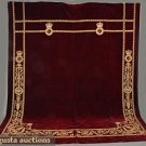 VELVET NAPOLEONIC PORTIERE, 19th C