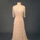IRISH CROCHET TEA GOWN, c. 1910