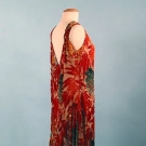 CUT VELVET PARTY DRESS, c. 1930
