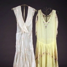 2 EMBROIDERED SUMMER GOWNS, 1930s