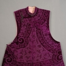 TIBETAN MANS VELVET VEST, c. 1900
