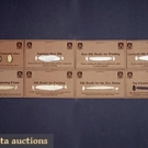 CORTICELLI SILK DEMONSTRATION CARDS, c. 1930